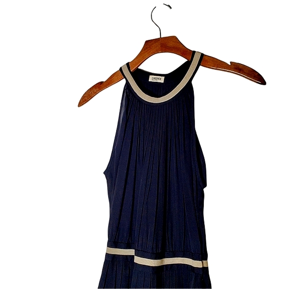 L’Agence Black Silk Halter Neck Cocktail Dress Size 6 - Picture 5 of 15